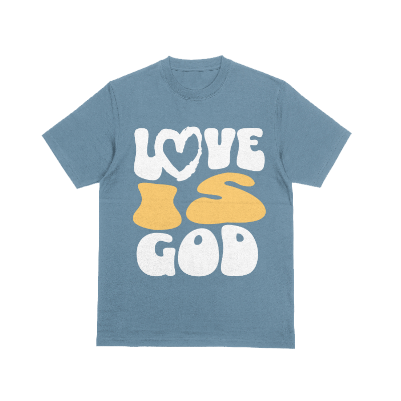 God Is Love Tee - Slate