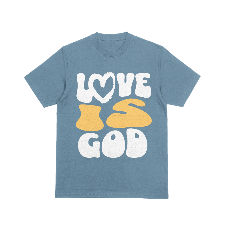 God Is Love Tee - Slate