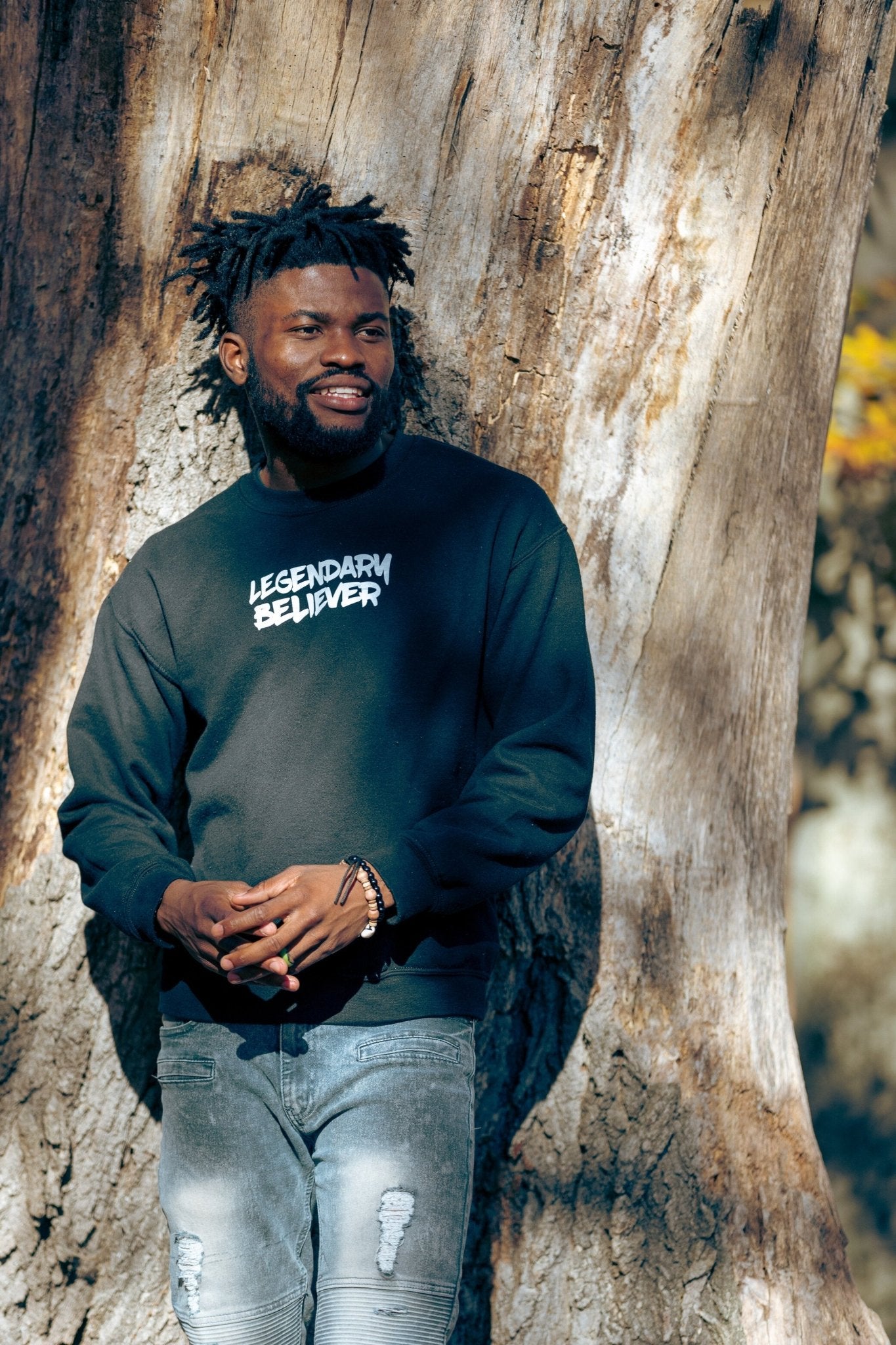 Legendary Believer Sweatshirt - Black - Faith Love Africa